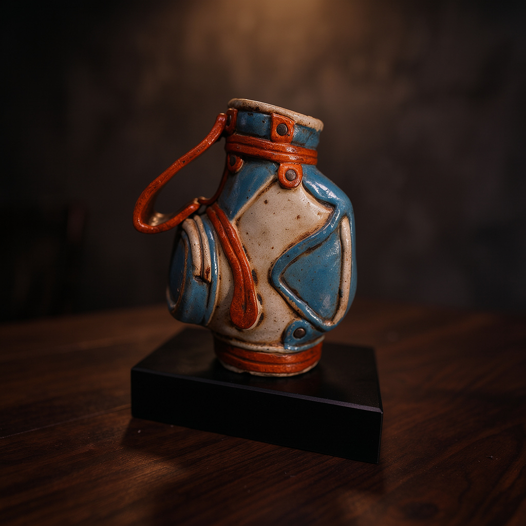 Glazed Ceramic Trophy