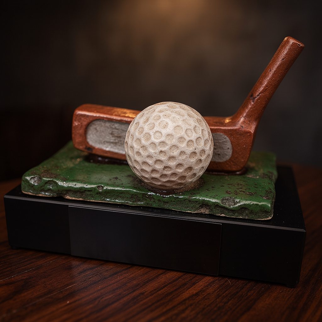 Glazed Ceramic Trophy